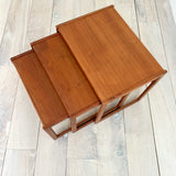 Set of 3 Danish Teak Nesting Tables