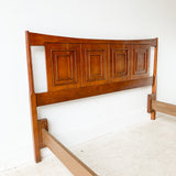 Mid Century Modern Broyhill Sculptra Bed - Full or Queen