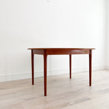 Danish Teak Dining Table w/ 2 Leaves by Arne Vodder