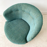 Mid Century Modern Swivel Chair w/ New Upholstery