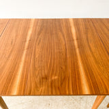 Mid Century Drop Leaf Walnut Dining Table