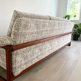 Mid Century Dux Sofa w/ New Upholstery