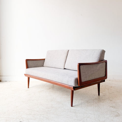 Peter Hvidt + Orla Mølgaard Teak Sofa w/ New Upholstery