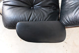 Black Selig Lounge Chair and Ottoman