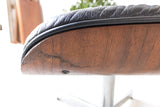 Black Selig Lounge Chair and Ottoman