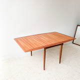 Mid Century Cherry Dining Table w/ 2 Leaves