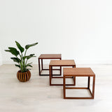 Set of Danish Teak Nesting Tables