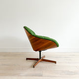 Rare “Mr. Chair” by Plycraft - New Green Upholstery