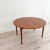 Danish Teak Dining Table w/ 2 Leaves by Arne Vodder