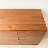 Paul McCobb for Lane Components Walnut Dresser - A