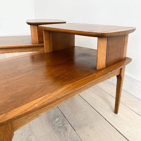 Pair of Mid Century Step Tables – Atomic Furnishing & Design