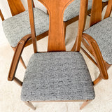 Set of 6 Blowing Rock Chair Co Dining Chairs w/ New Upholstery