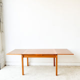 Danish Teak Expandable Dining Table