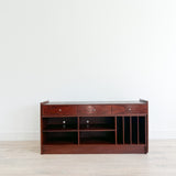 Rosewood Sliding Media Cabinet