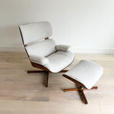 George Mulhauser for Plycraft Mr. Chair and Ottoman