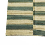 Blue and ivory hand woven kilim - Made in Afghanistan
