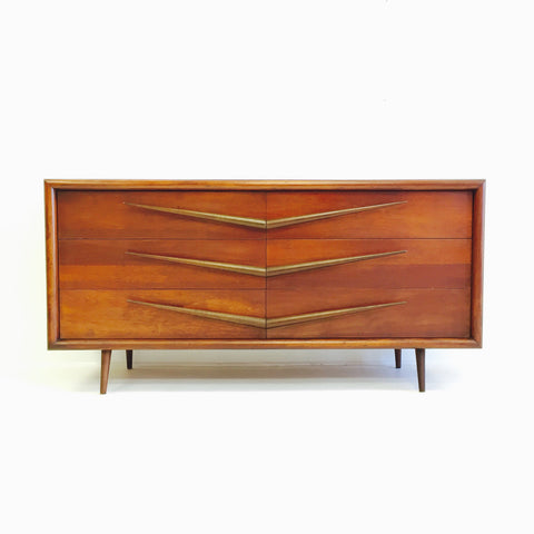 Mid Century Walnut Dresser