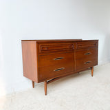 Mid Century Modern Broyhill Sculptra Low Dresser