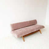Mid Century Pull Out Sofa/Daybed with New Upholstery