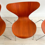 Set of 6 Fritz Hansen Chairs - Series 7