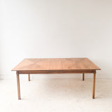 Mid Century Dining Table w/ 1 Leaf