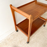 Danish Teak Bar Cart