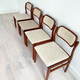 Set of 4 Rosewood Dining Chairs