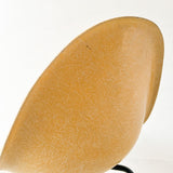 Vintage Yellow Shell Chair