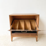 Mid Century Drop Down Record Cabinet by Lane