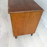 Mid Century Danish Teak & Oak Low Dresser