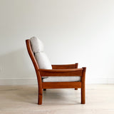 High Back Teak Lounge Chair by Dyrlund