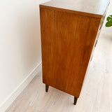 Mid Century Walnut Highboy Dresser