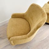 Pair of Swivel Rockers w/ New Upholstery - Attributed to Adrian Pearsall