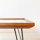 Mid Century Tile Top Coffee Table