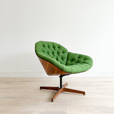 Rare “Mr. Chair” by Plycraft - New Green Upholstery