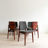 Set of 6 Arne Hovmand Olsen Teak Dining Chairs