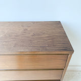 Mid Century Walnut Highboy Dresser