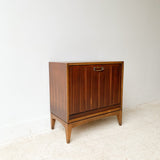 Mid Century Drop Down Record Cabinet by Lane