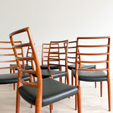 Set of 7 Niels Moller Dining Chairs