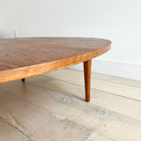 Drexel Walnut and Rosewood Coffee Table