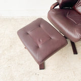 Danish Recliner and Ottoman by Somo