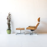 Eames Style Lounge Chair and Ottoman
