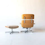 Eames Style Lounge Chair and Ottoman