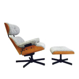 Eames Style Lounge Chair & Ottoman