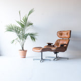 Eames Style Selig Lounge Chair and Ottoman