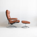 Ekornes Lounge Chair and Ottoman