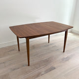 Mid Century Walnut Dining Table w/ 1 Leaf