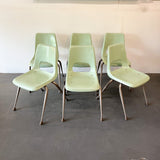 Set of 6 Mint Green Brunswick Chairs