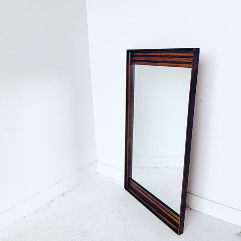 Walnut and Rosewood Mirror