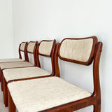 Set of 4 Rosewood Dining Chairs